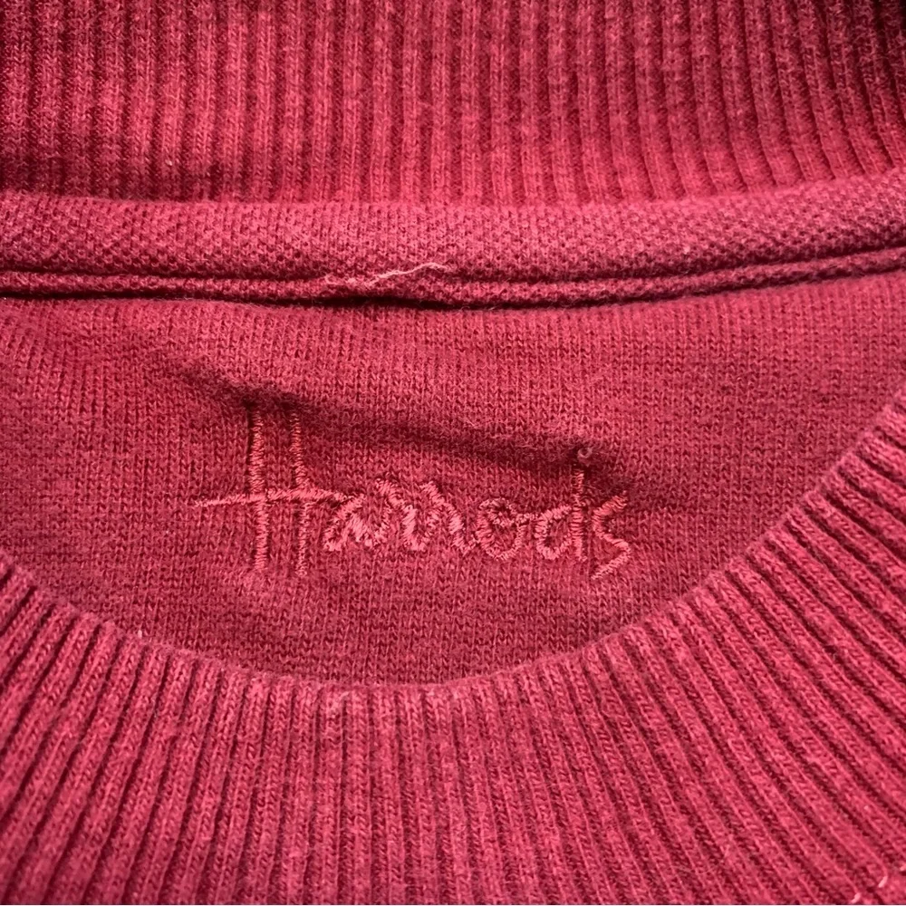 Vintage 90’s Harrods Burgundy Sweatshirt - Picture 5 of 17